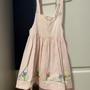 Searsucker Pink Bunny Dress Size 2T